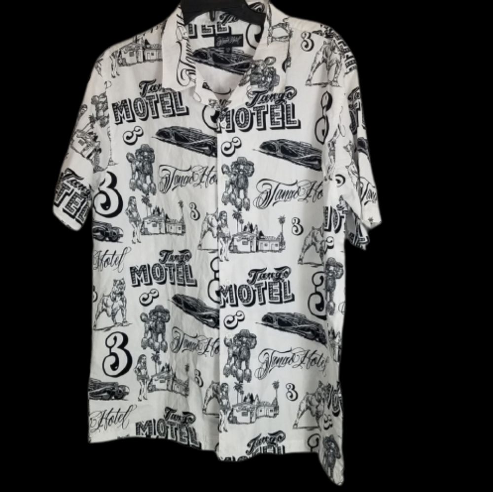 *NWT Mister Cartoon x Tango Hotel Button Up Men's Shirt